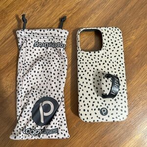 Loopy Mocha Dots Phone Case IPhone 14 Pro Max